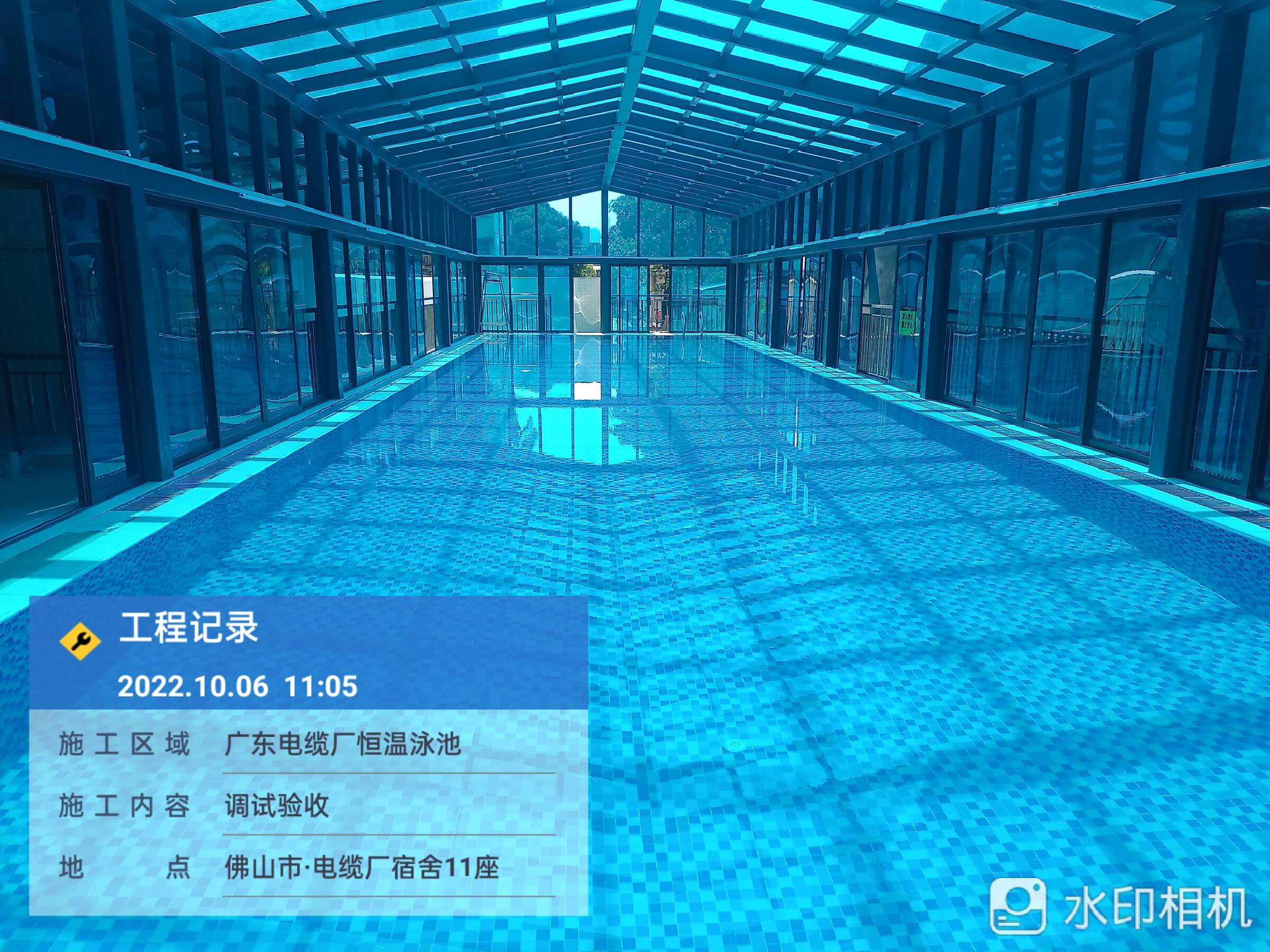 廣東電纜廠室內恒溫泳池設備工程